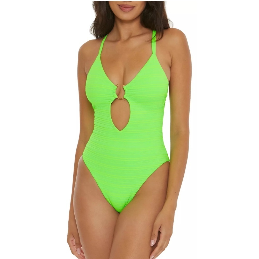 BECCA plunge swimsuit NWT